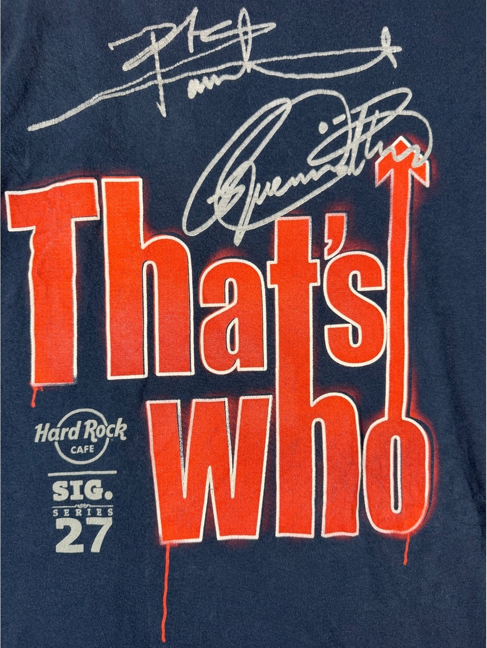 Hard Rock Cafe The Who Sig Series 27 2XL T-Shirt